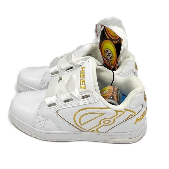 Heeley Propel 2.0 Shoe in White/Gold Size Y6/W7 - Picture 4 of 12